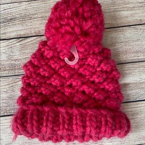 Hot Pink Knit toboggan